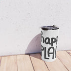 Happy Place x Black and White Travel Mug Gallery Image 4