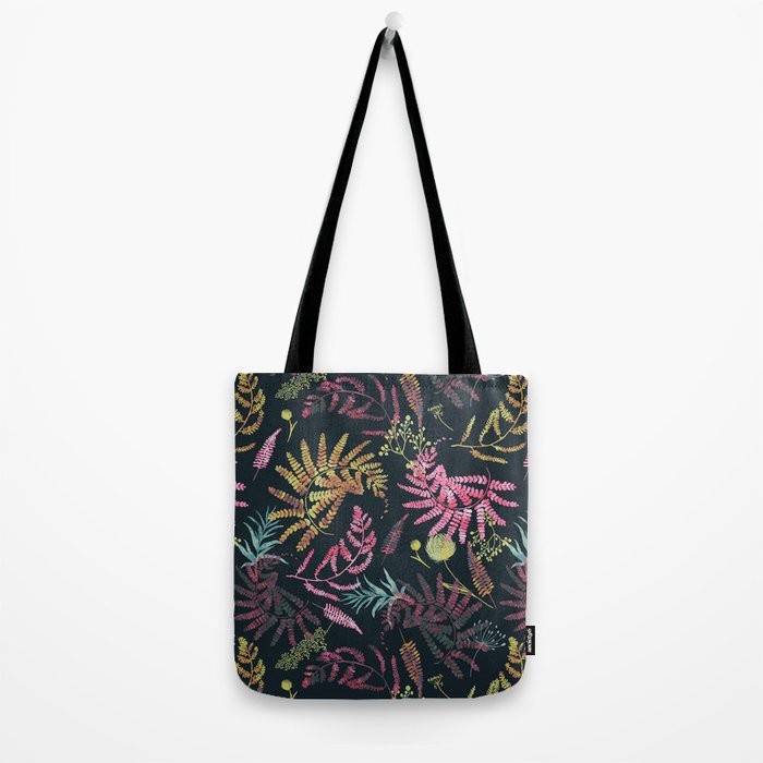 Vibrant meadow in the dark 77 Tote Bag Gallery Image 2