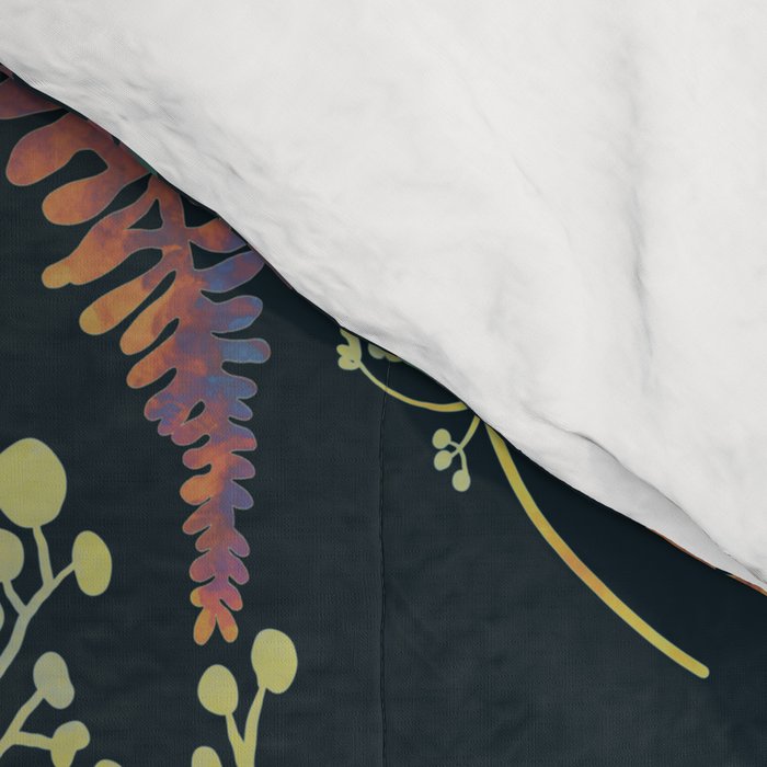 Vibrant meadow in the dark 77 Comforter Gallery Image 4