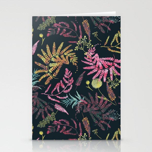 Vibrant meadow in the dark 77 Stationery Card Gallery Image 1