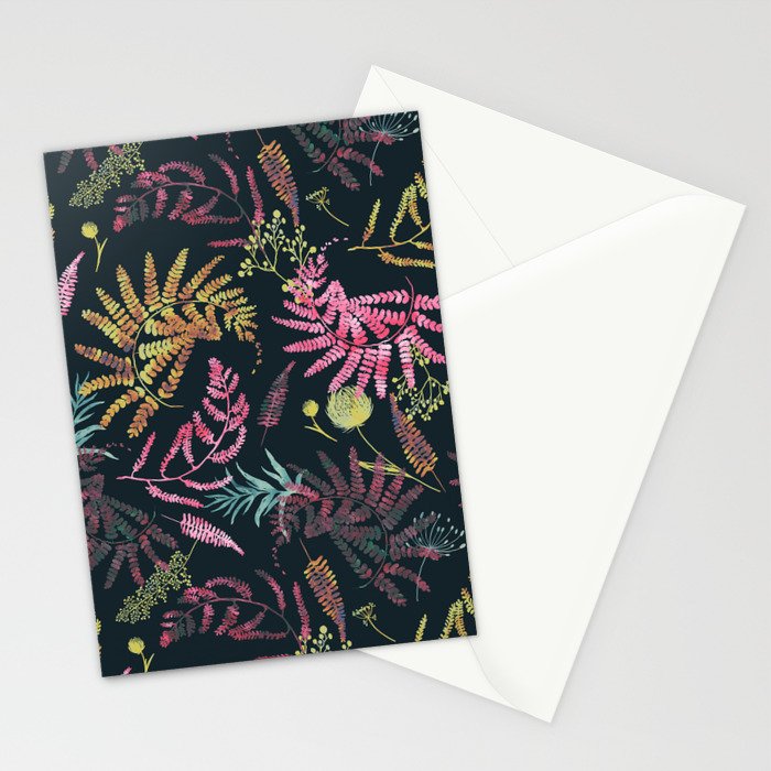 Vibrant meadow in the dark 77 Stationery Card Gallery Image 2