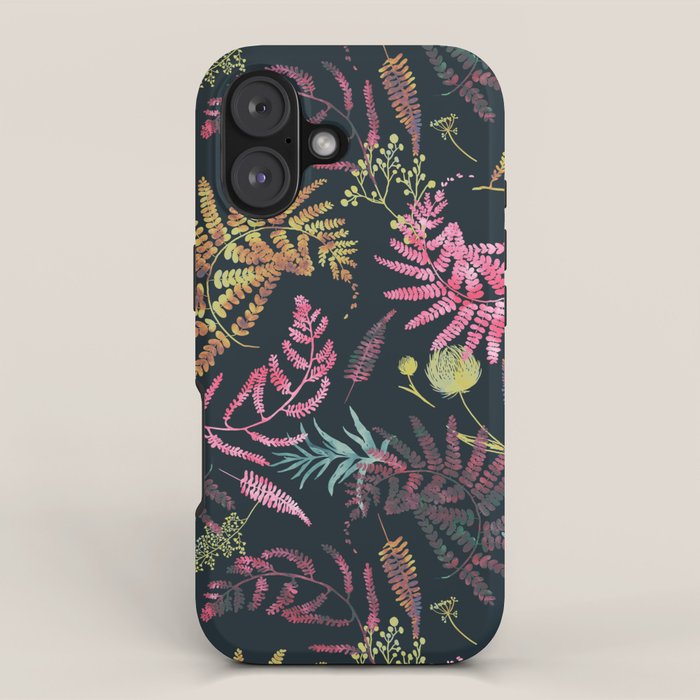 Vibrant meadow in the dark 77 iPhone Case Gallery Image 1