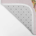 FLORAL PIZZA Bath Mat Gallery Image 2