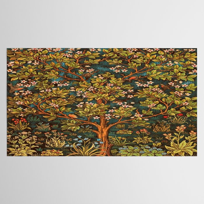 William Morris Tree Of Life, Morris floral,No, 2. Tablecloth Gallery Image 2