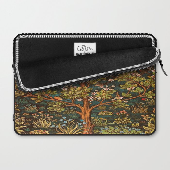 William Morris Tree Of Life, Morris floral,No, 2. Laptop Sleeve Gallery Image 2