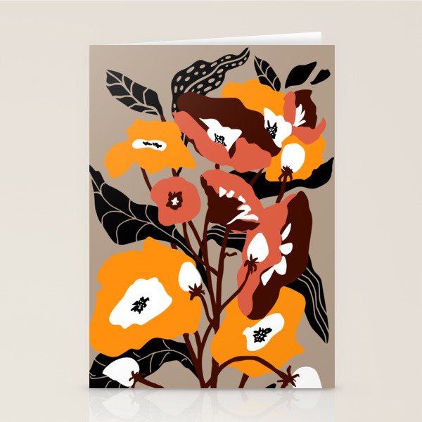 outside in my garden by sun Stationery Card Gallery Image 1