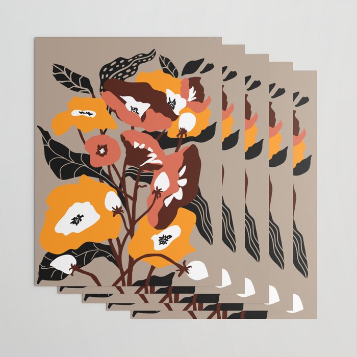 outside in my garden by sun Wrapping Paper Gallery Image 3