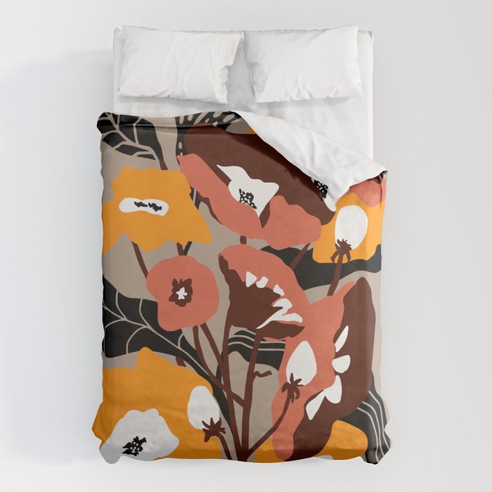 outside in my garden by sun Duvet Cover Gallery Image 6
