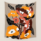 outside in my garden by sun Wall Tapestry Gallery Image 4