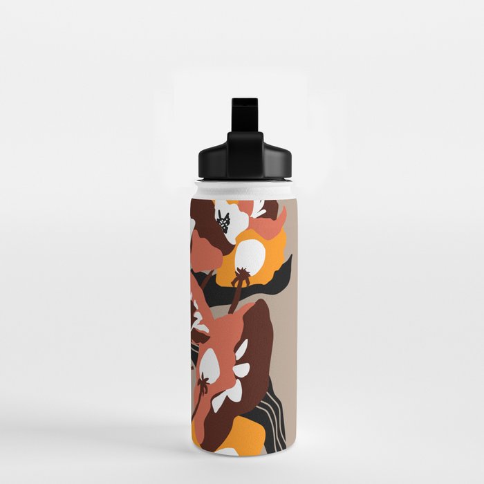 outside in my garden by sun Water Bottle Gallery Image 2