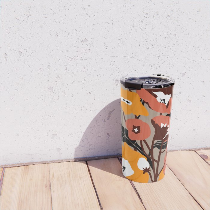outside in my garden by sun Travel Mug Gallery Image 4