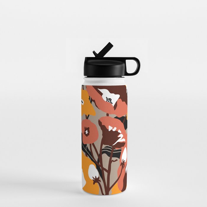 outside in my garden by sun Water Bottle Gallery Image 1