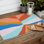 Camryn, rainbow leaf Outdoor Rug Gallery Image 2
