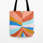 Camryn, rainbow leaf Tote Bag Gallery Image 1