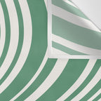 Wavy Stripes XXXIX - Kelly Green Wall Tapestry Gallery Image 3
