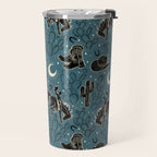 Cowboys and Cacti - midnight Travel Mug Gallery Image 2