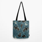 Cowboys and Cacti - midnight Tote Bag Gallery Image 2