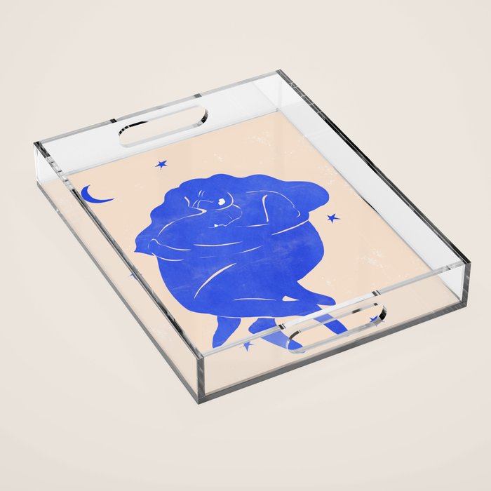 Blue Part II Acrylic Tray Gallery Image 1
