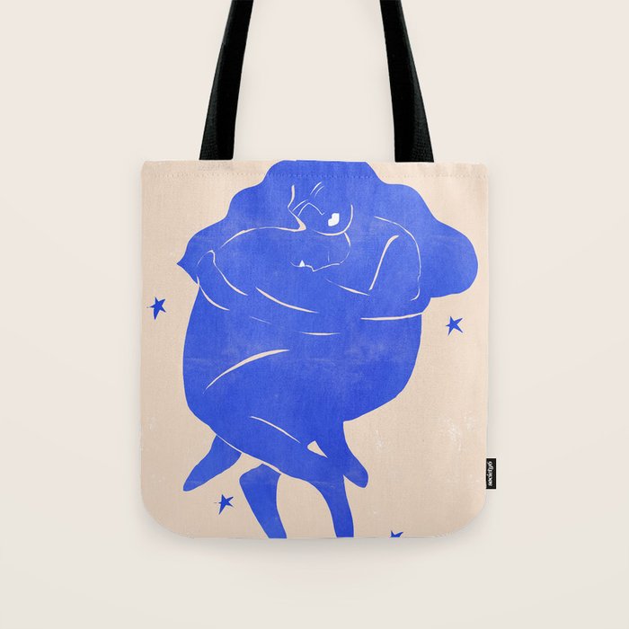 Blue Part II Tote Bag Gallery Image 1