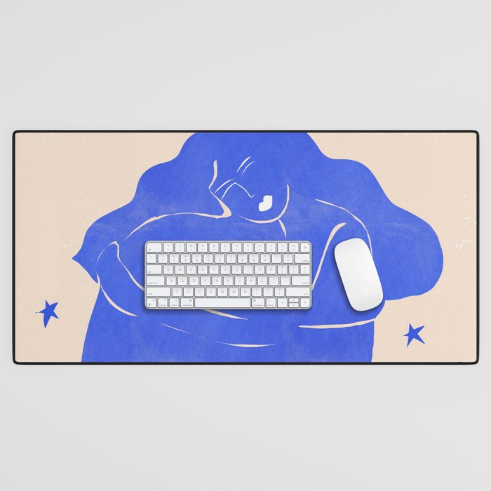Blue Part II Desk Mat Gallery Image 1