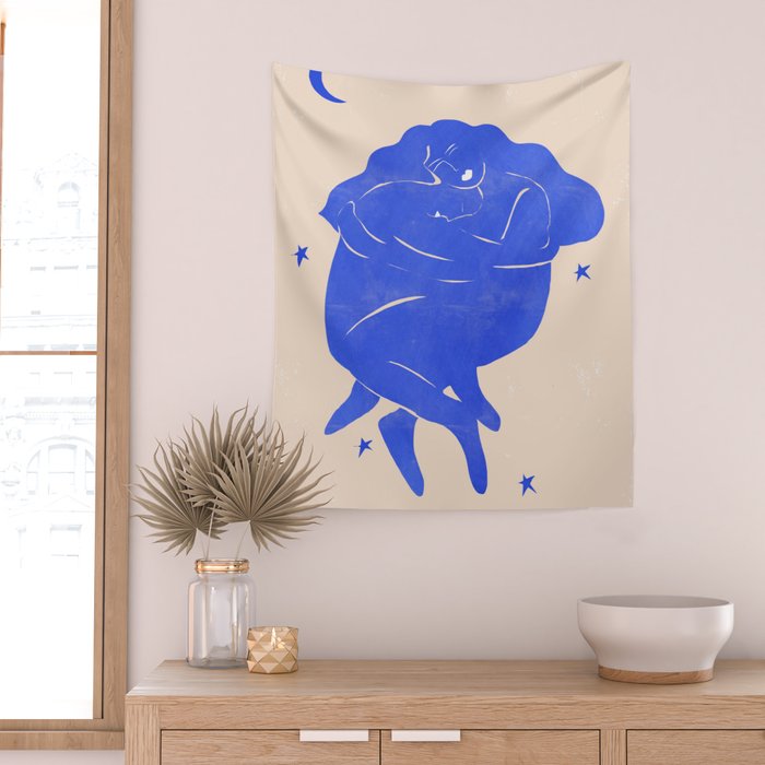 Blue Part II Wall Tapestry Gallery Image 2