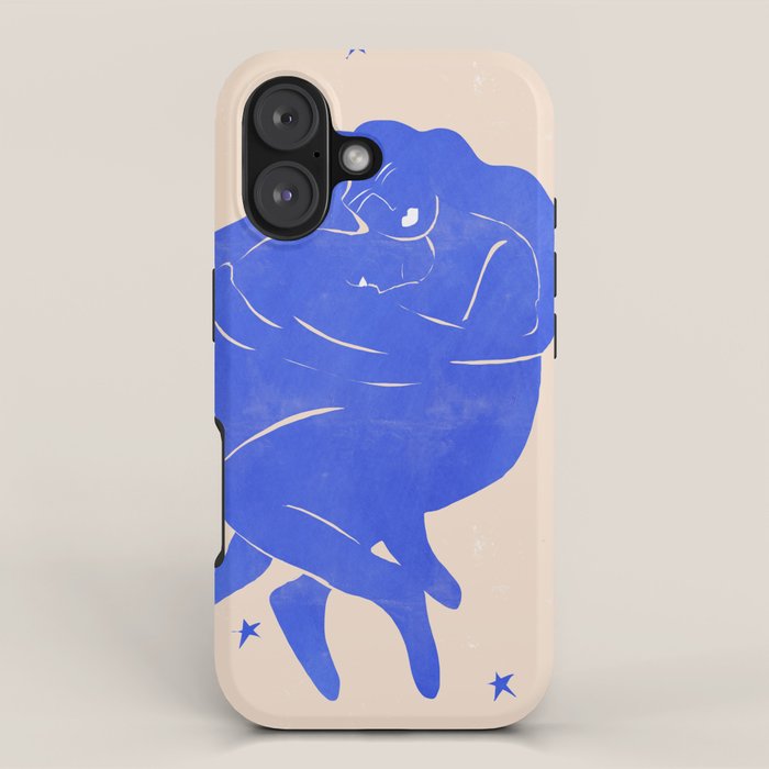 Blue Part II iPhone Case Gallery Image 1