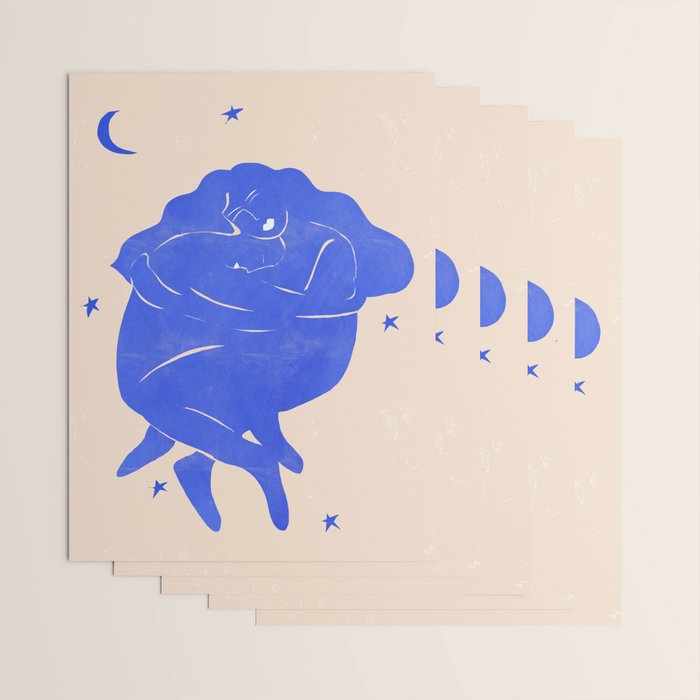 Blue Part II Wrapping Paper Gallery Image 3