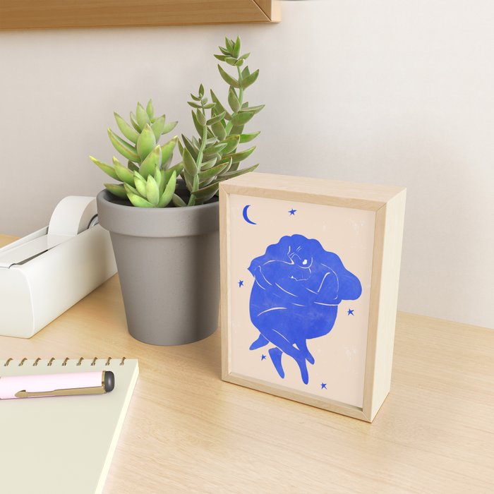Blue Part II Mini Art Print Gallery Image 2