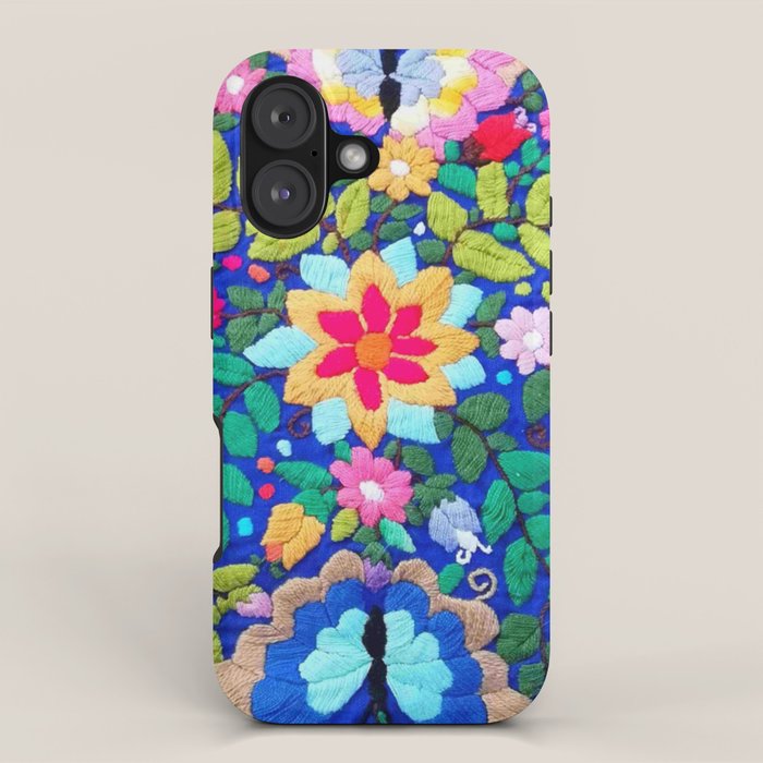 mexican embroidery iPhone Case Gallery Image 1