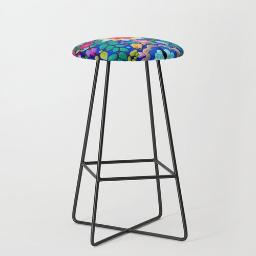 Mexican Embroidery Stool Gallery Image 1