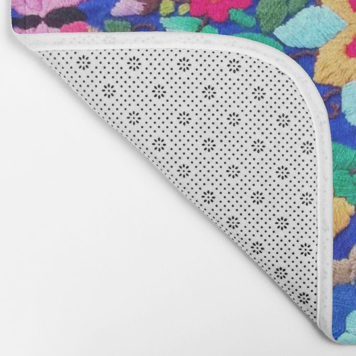 mexican embroidery Bath Mat Gallery Image 2