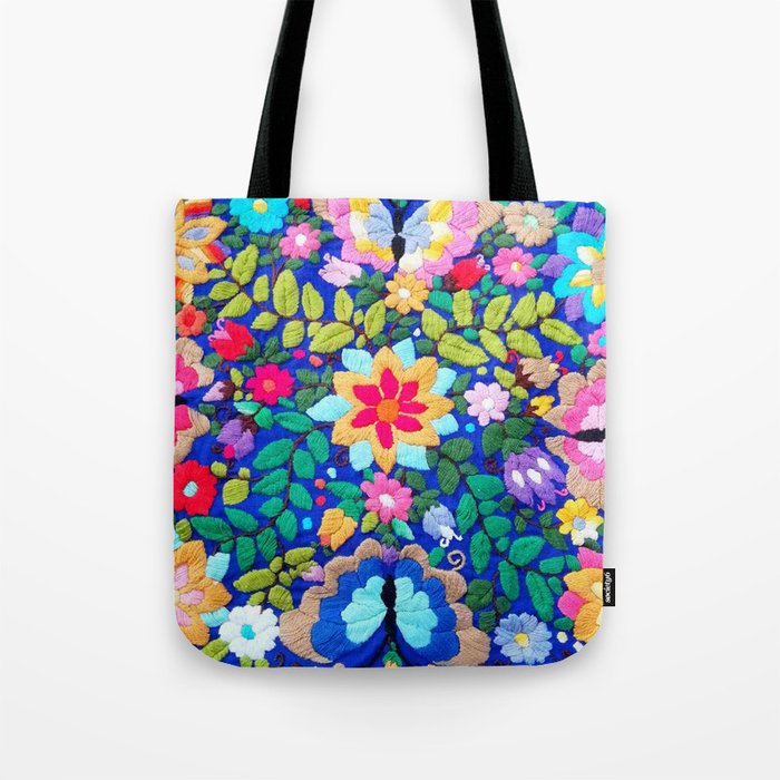 mexican embroidery Tote Bag Gallery Image 1