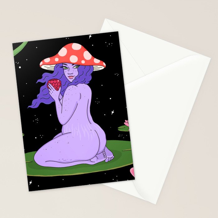 Mushroom Stationery Card Gallery Image 2