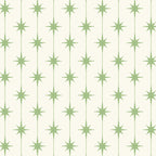 Midcentury Stars and Dots Pattern in Light Sage Green and Cream Coffee Mug Gallery Image 2