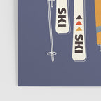 Retro Colorful Skis Poster Gallery Image 3