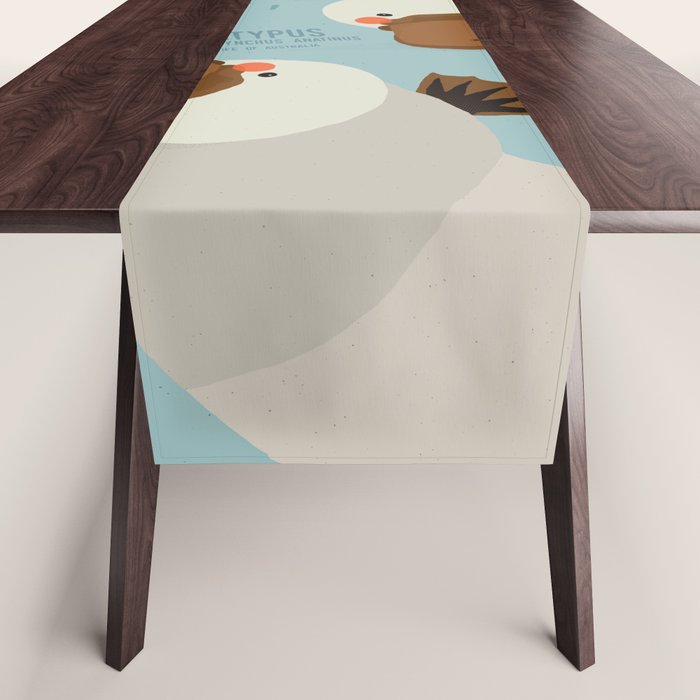 Platypus, Wildlife of Australia Table Runner Gallery Image 1