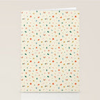 Retro abstract christmas decoration pattern Stationery Card Gallery Image 2