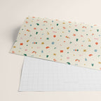 Retro abstract christmas decoration pattern Wrapping Paper Gallery Image 2