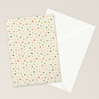 Retro abstract christmas decoration pattern Stationery Card Gallery Image 2