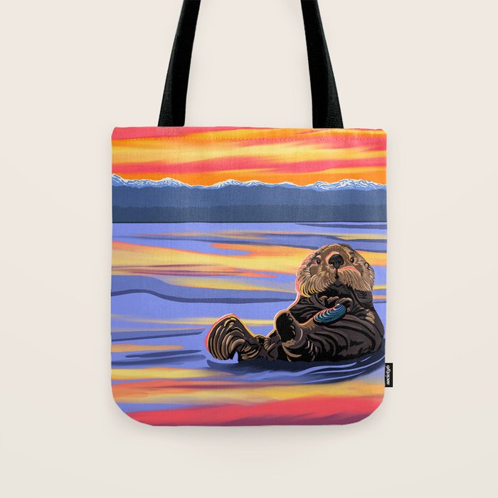 Otter - The cute Sea Monkey Tote Bag Gallery Image 1