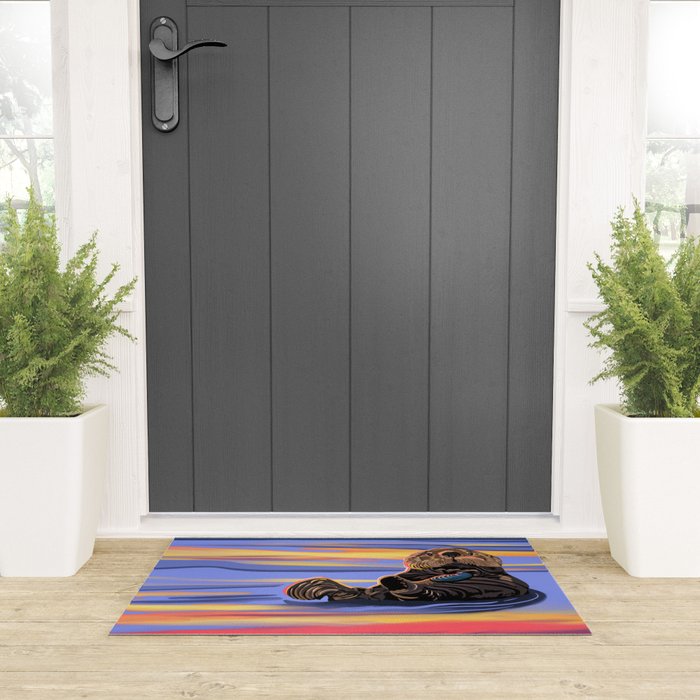 Otter - The cute Sea Monkey Welcome Mat Gallery Image 3