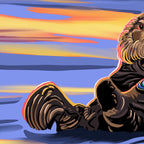 Otter - The cute Sea Monkey Coffee Mug Gallery Image 2