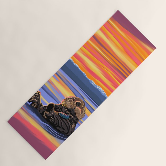 Otter - The cute Sea Monkey Yoga Mat Gallery Image 1