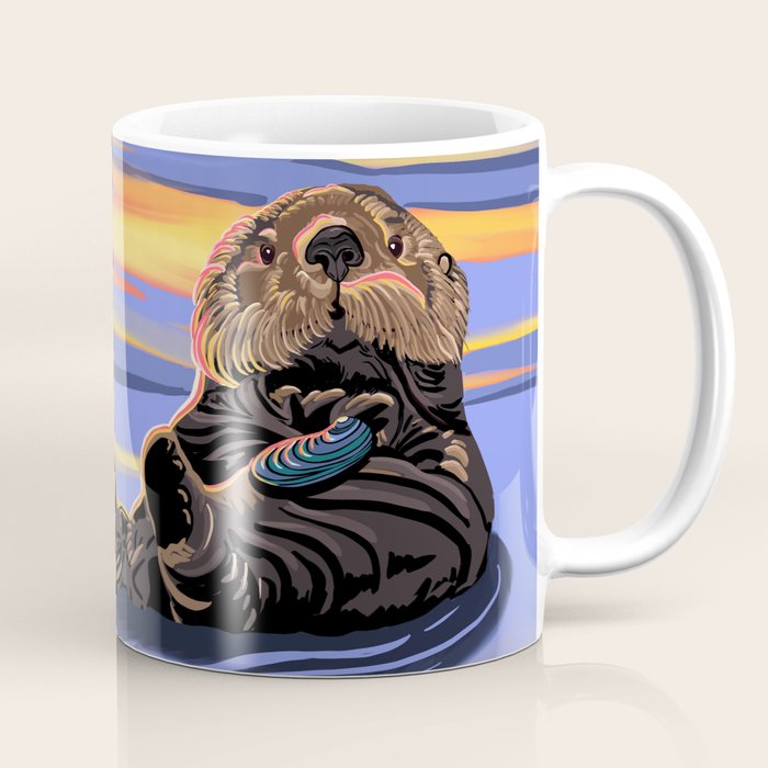 Otter - The cute Sea Monkey Coffee Mug Gallery Image 1