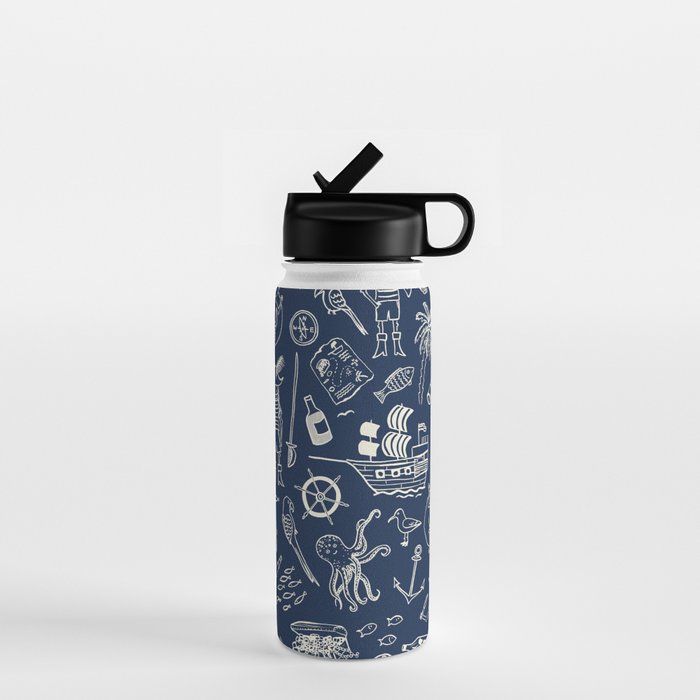 Pirate Play - Blue Water Bottle Gallery Image 1