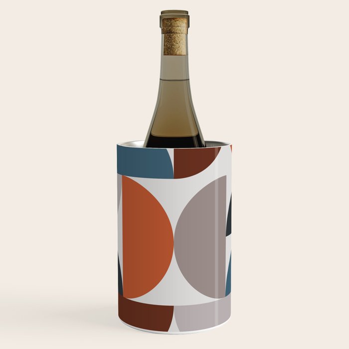 Mid Century Modern Geometric 25 Wine Chiller Gallery Image 1