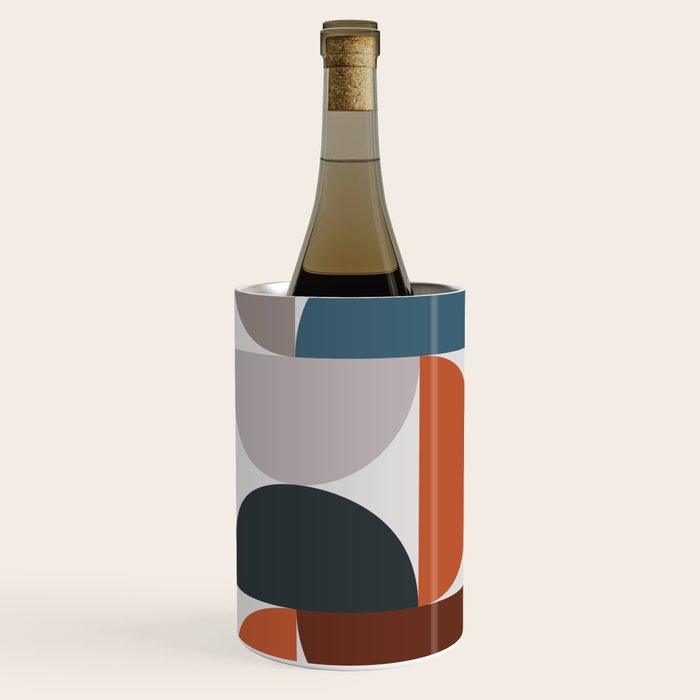 Mid Century Modern Geometric 25 Wine Chiller Gallery Image 2
