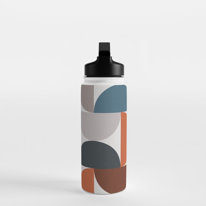 Mid Century Modern Geometric 25 Water Bottle Gallery Image 3