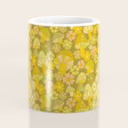 retro mushroom flower power pattern by surfy birdy Coffee Mug Gallery Image 4