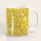 retro mushroom flower power pattern by surfy birdy Coffee Mug Gallery Image 1